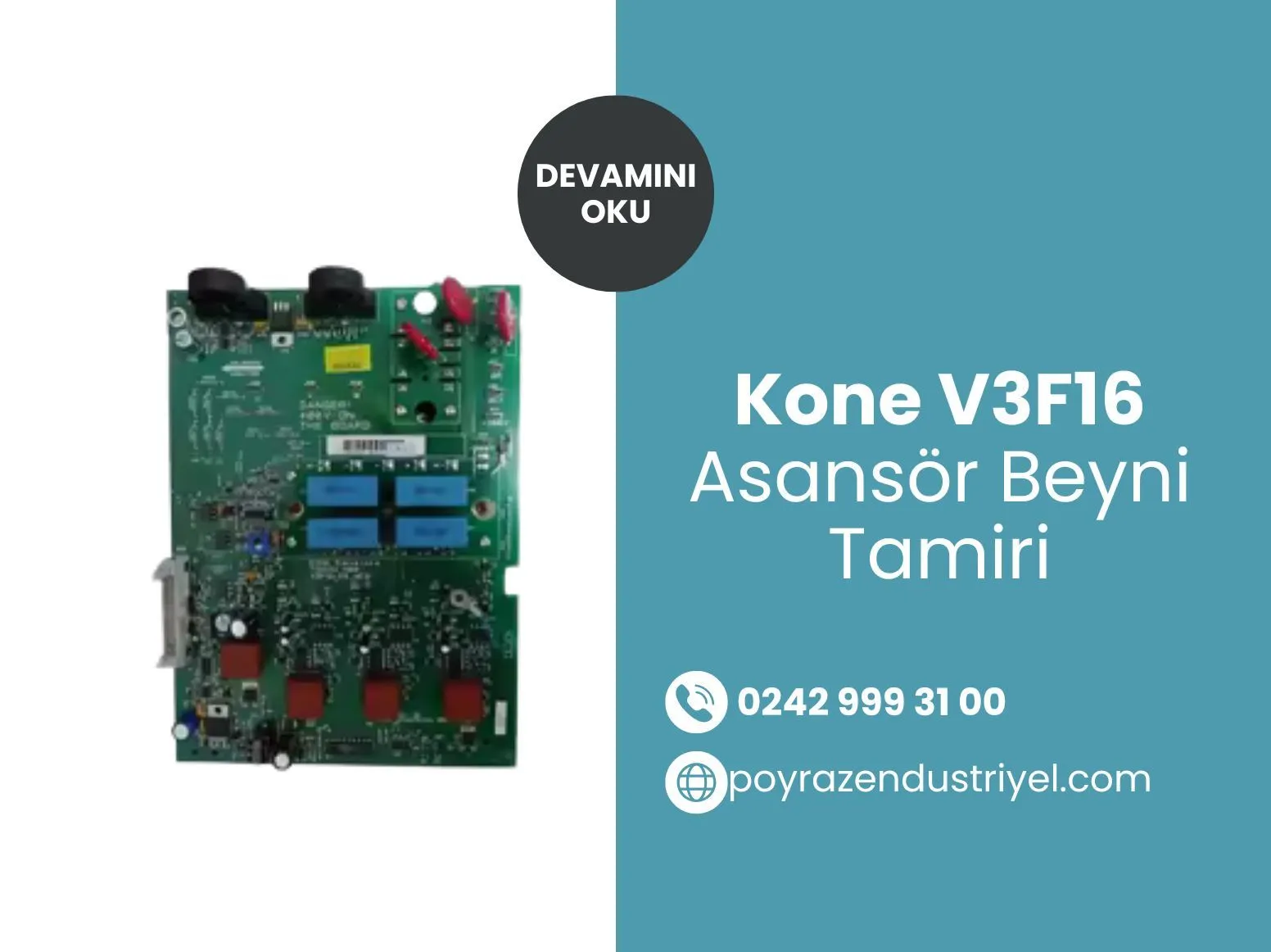 Kone V3f16 Asansör Beyni Tamiri